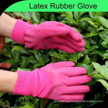 SRSAFETY guantes de jardín guantes de látex y guantes de látex, guantes rojos